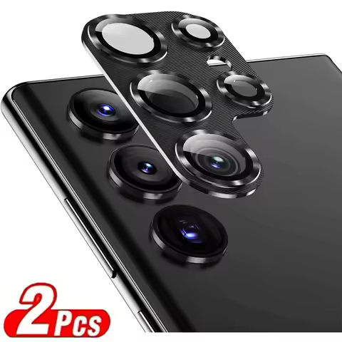 2Pcs Camera Lens Protector For Samsung Galaxy S25 Ultra S24 S23 S21 S22 S20 Plus FE Full Cover Screen Protective Tempered Film