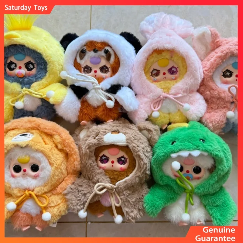 

New 2025 Authentic Baby Three I'M Not A Warrior Series Plush Vinyl Blind Box Cute Animal Model Doll Toy Mystery Gift For Friends