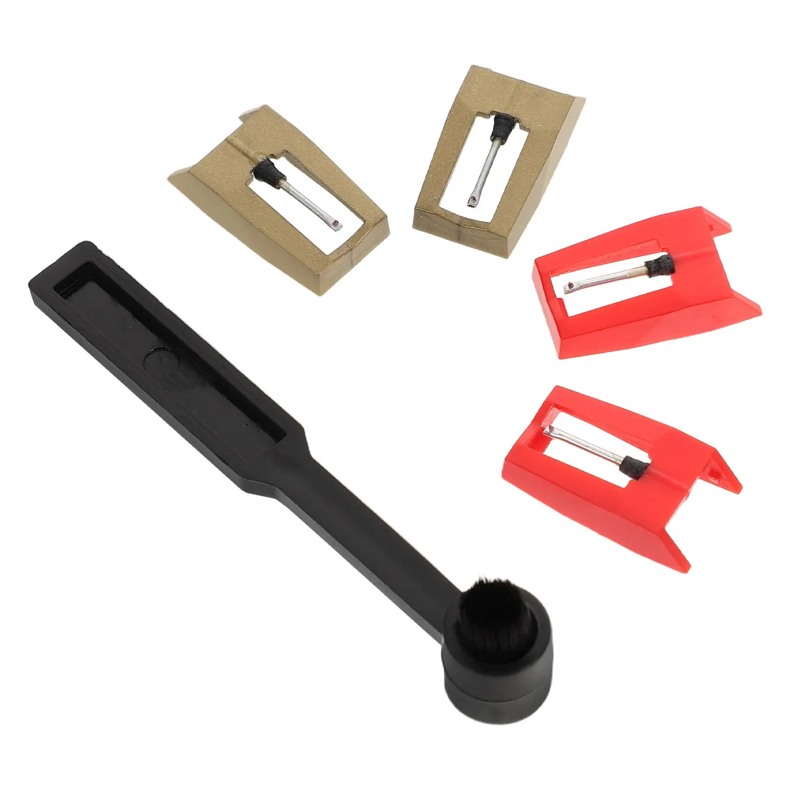 

Record Player Needle Turntable Stylus Replacement With Stylus Cleaner Brush For Turntable Phonograph Vinyl Player