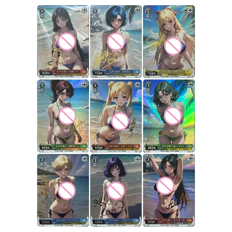 

Diy аниме История богини Аянами Рей Pretty Guardian Сейлор Мун Коллекционные карты Рождественские подарки на день рождения детские игрушки