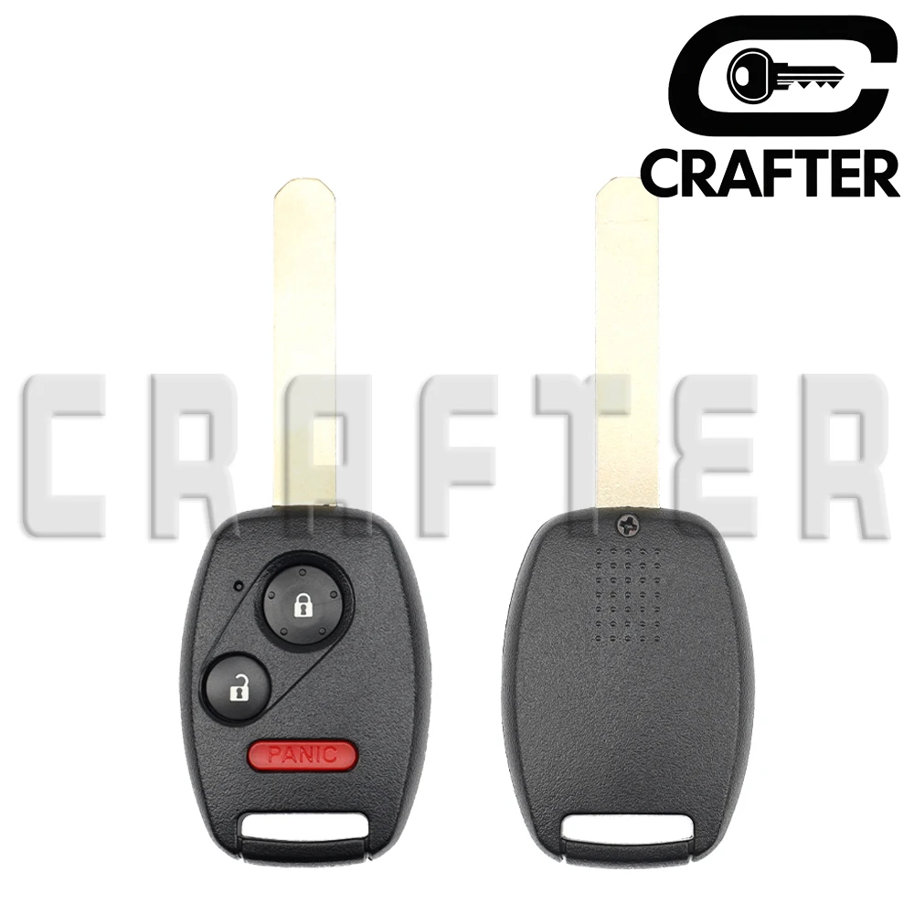 مفتاح Crafters CWTWB1U545 ID46 PCF7936 433MHz مفتاح السيارة عن بعد لهوندا بونيت 2005 2006 2007 2008 2 + 1 أزرار أو 3 + 1 أزرار