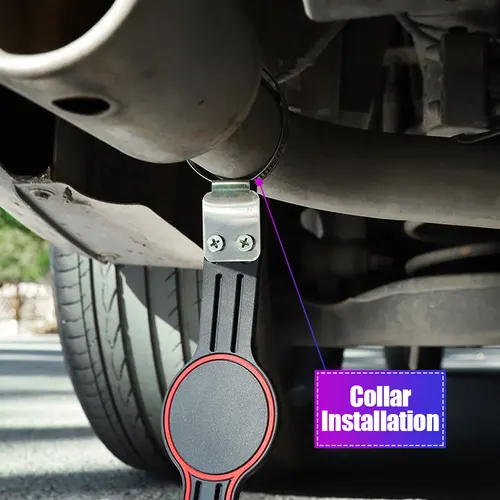 Imagen 2 del producto Cable de tierra de descarga estática para coche, tira de conducción segura antiestática de 38-42cm, cancelador electrostático, accesorios de correa flexible, 1 ud.