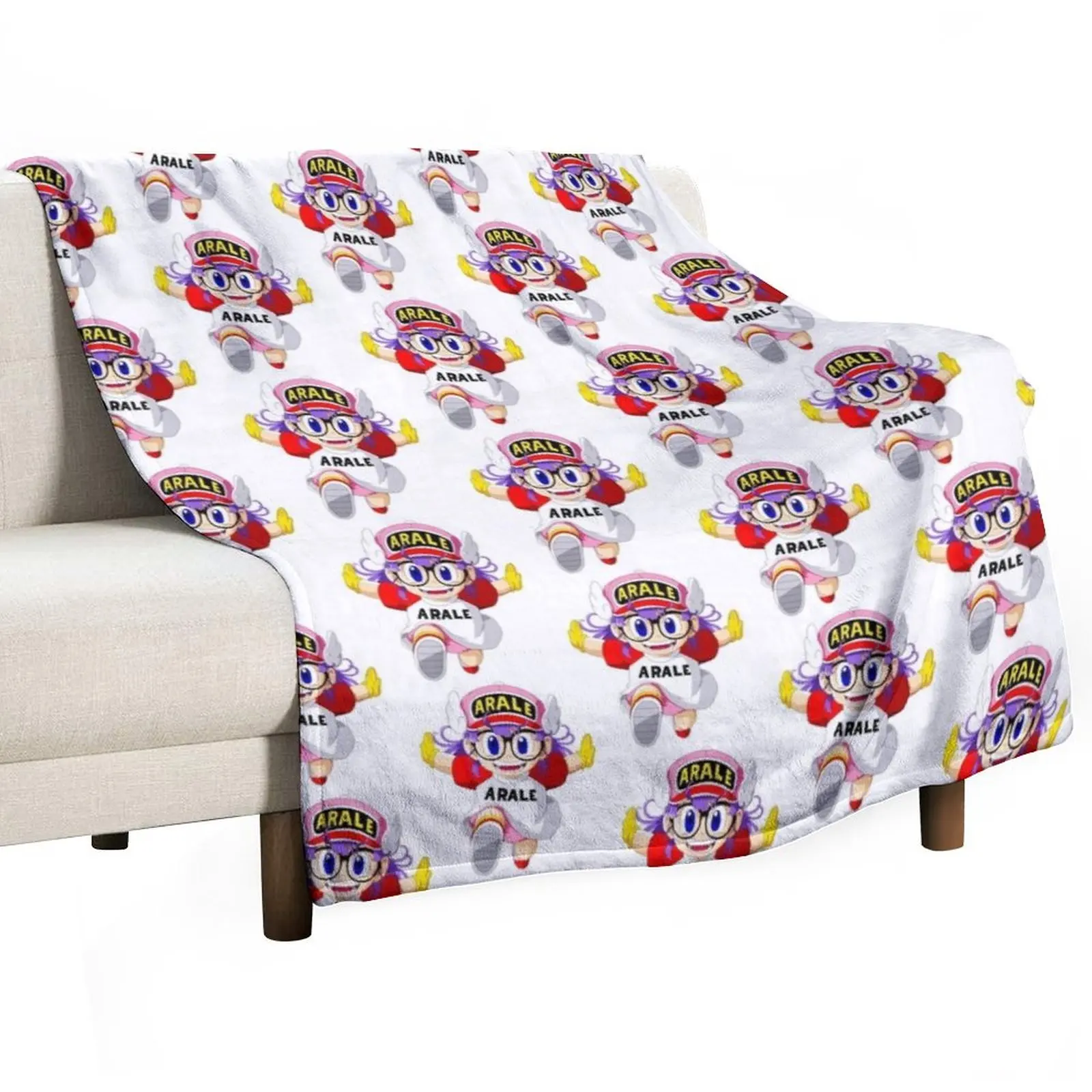 ARALE Throw Blanket Quilt Moving Plaid on the sofa Furrys Vintage Loose Blankets