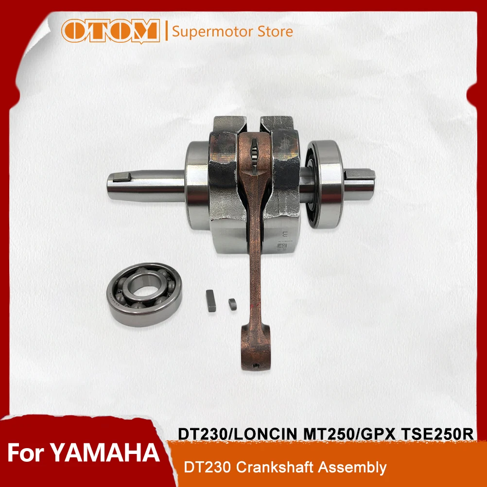 ملحقات الدراجات النارية مجموعة العمود المرفقي قضيب توصيل مع محمل لياماها DT230 LONCIN MT250 GPX TSE250R 2T مبرد بالماء