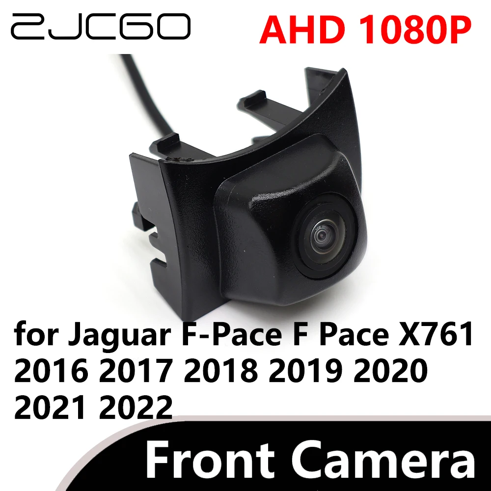 

ZJCGO AHD 1080P CVBS 170° Car Parking LOGO Front View Camera for Jaguar F-Pace F Pace X761 2016 2017 2018 2019 2020 2021 2022