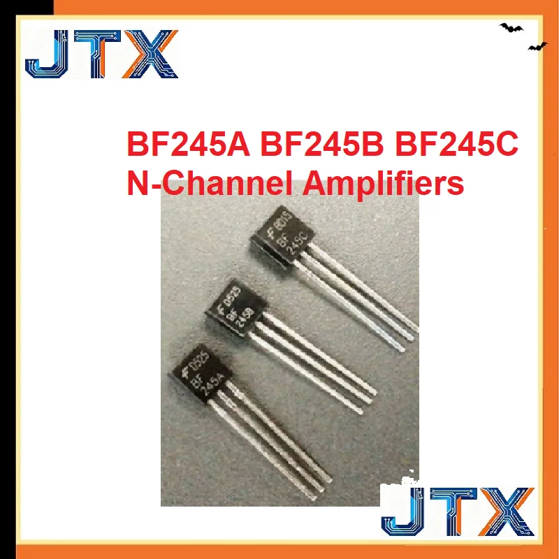 10PCS/LOT N-Channel Amplifiers TO-92 BF245A BF245B BF245C F245