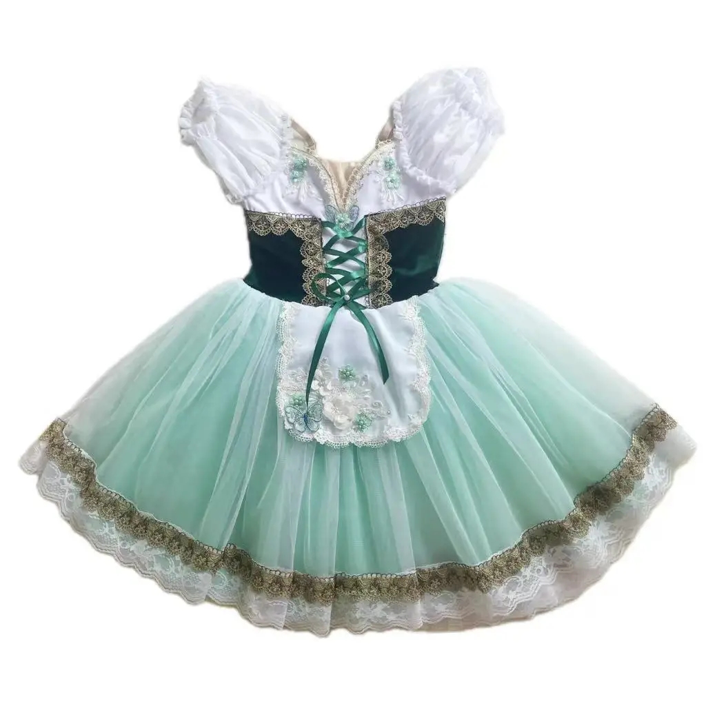 Fioletowa Długa Tiulowa Sukienka Baletowa Spódnica Tutu Dziecięca Dorosła Strój Sceniczny Karnawałowy Kostium dla Córki Cosplay Sukienka Baleriny