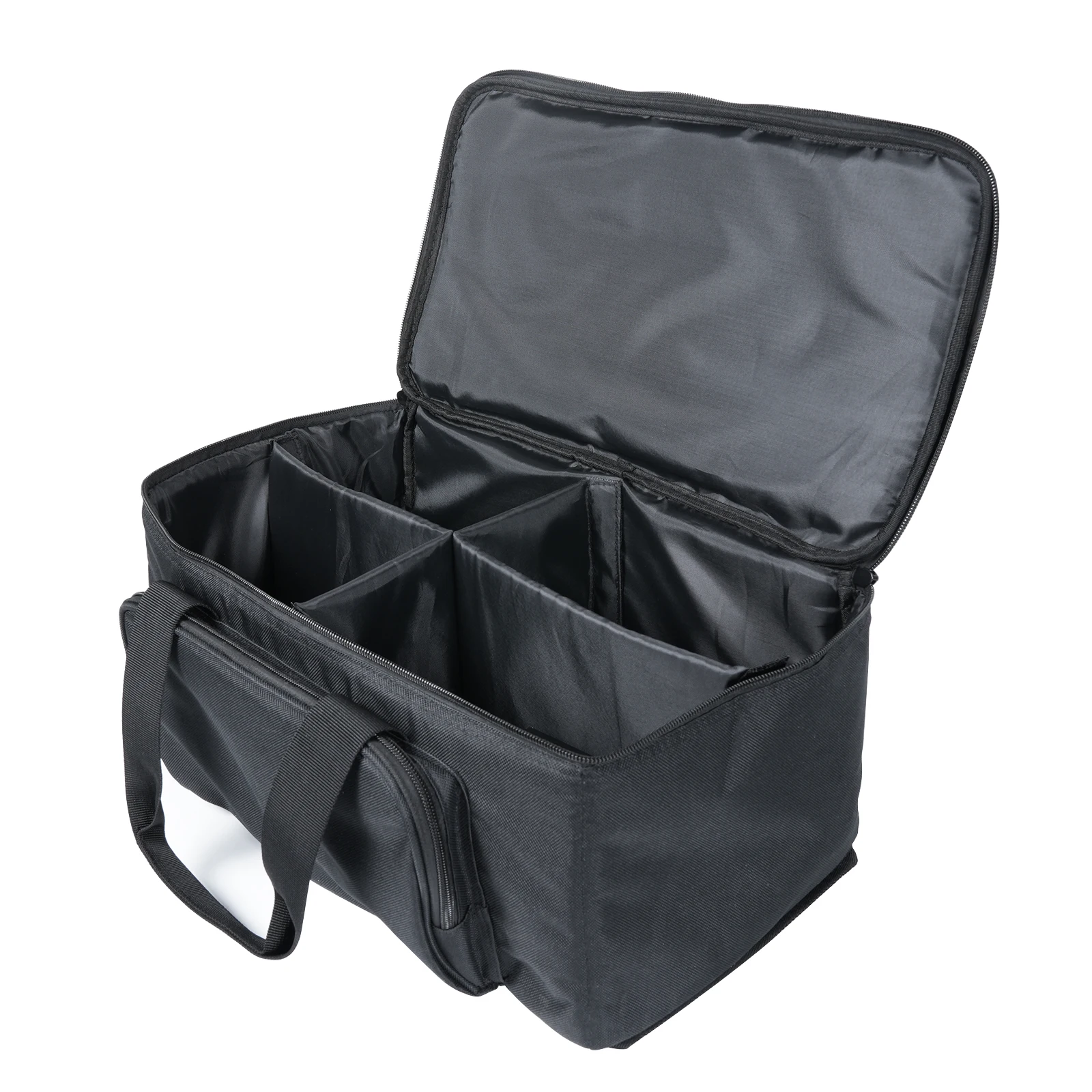 Nitehop Tragbare Par-Licht-Tasche, wasserdichte Aufbewahrungstasche für 4 Stück, 18 x 18 x 10 cm, Par-Licht-DJ-Disco-Bühnenbeleuchtungstasche mit Trennwand