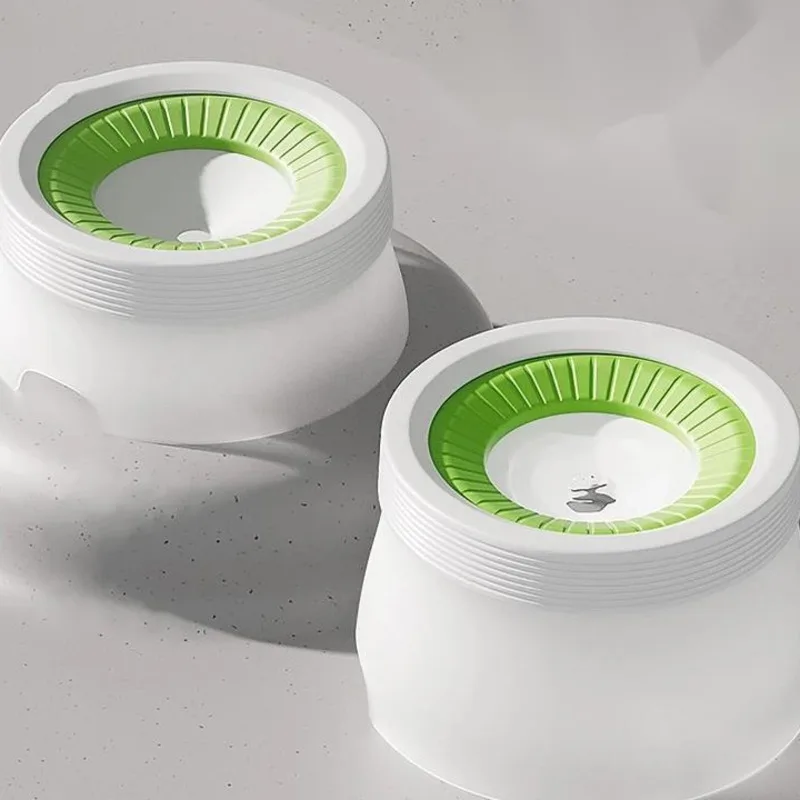 

Small Dogs Cats Floating Platform Water Bowl No Water On Face Anti Splash Pet Drinking Bowl Easy To Clean Feeding Accessories