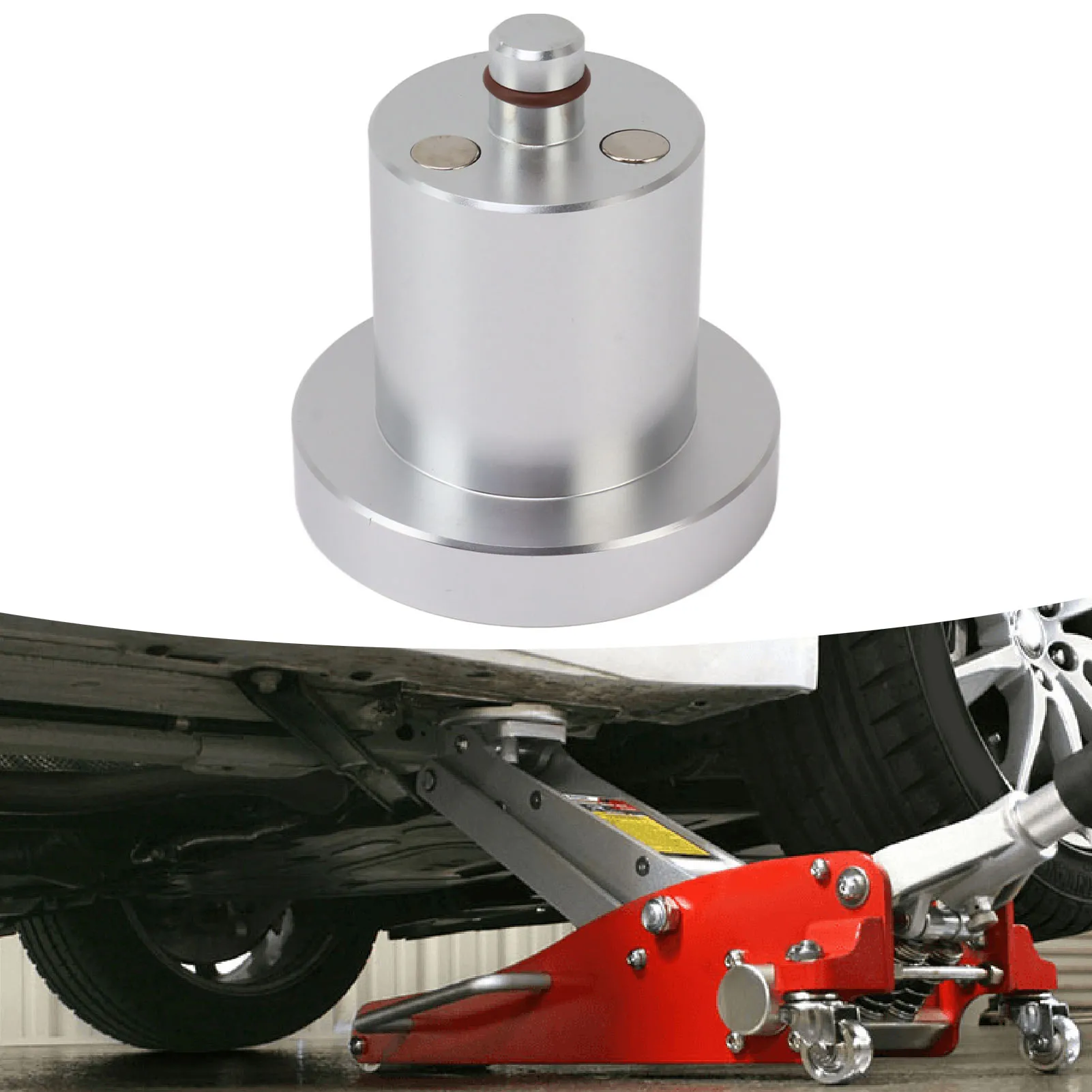 

Подъемная накладка для напольного домкрата, адаптер точки подъема, шайбы из алюминиевого сплава, подъемная накладка для кузова автомобиля для Rivian R1T R1S