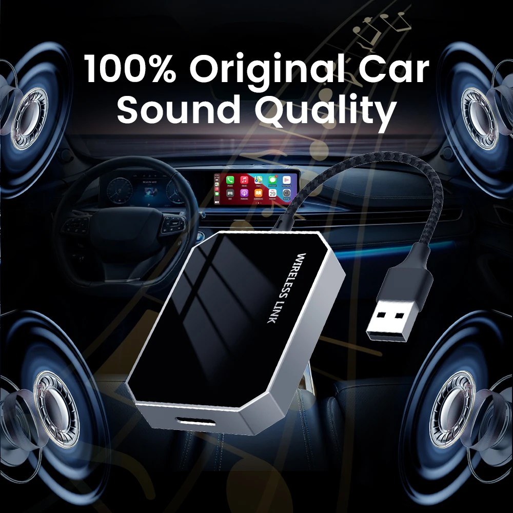 For Geely Tugella Monjaro GX3 Pro Emgrand Azkarra Atlas Pro Carbitlink Easyconnection to Wireless Carplay Android Auto Smart Box