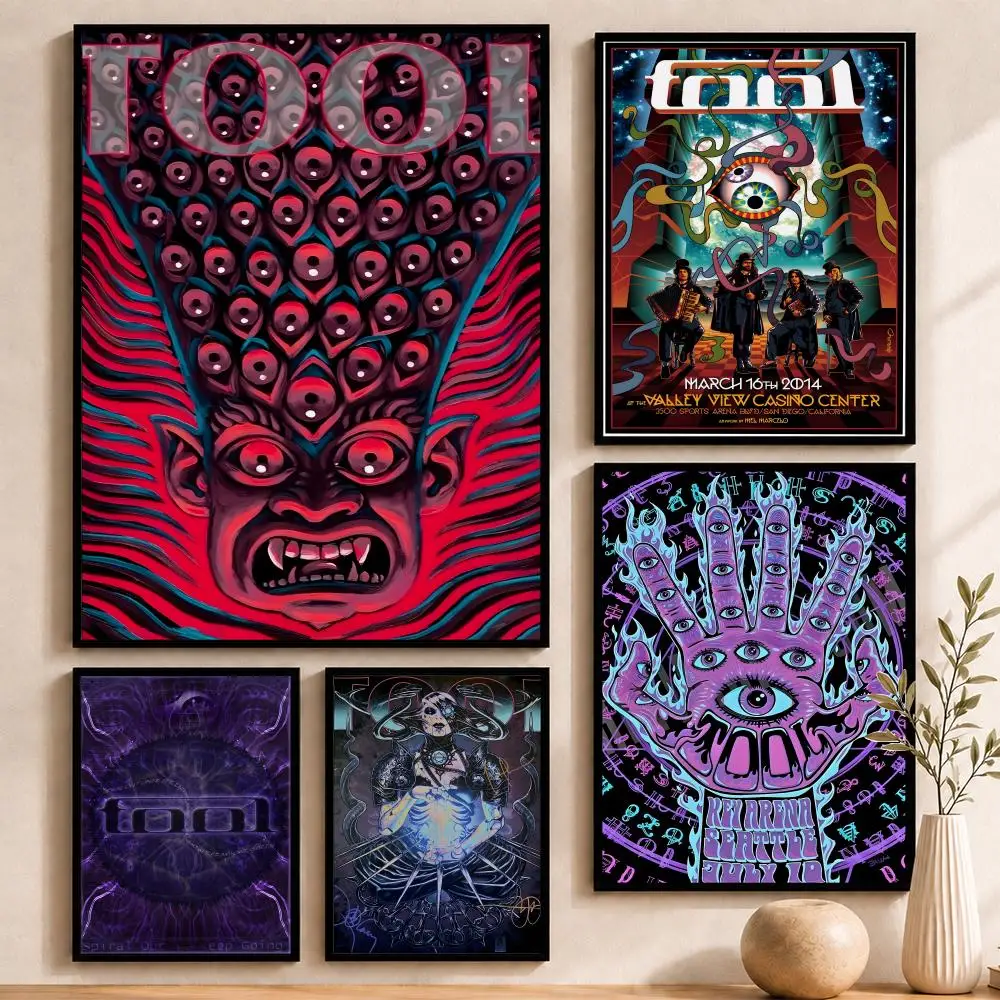 Band T-Tool-L Poster Self-Adhesive Waterproof Wall, Decorative Home Art & Holiday Gift
