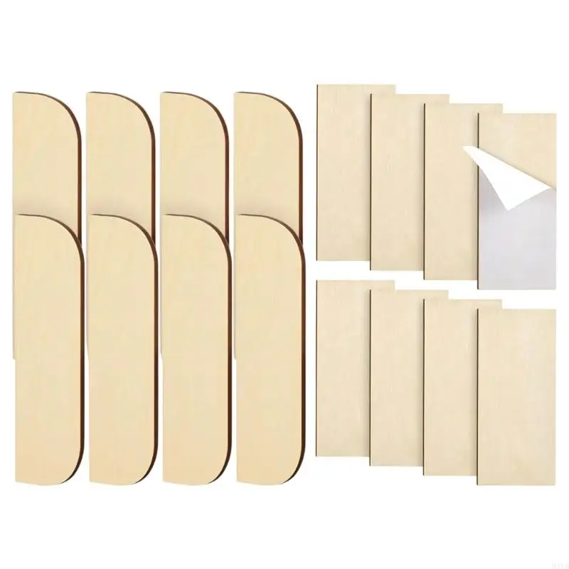 

Wooden Hinge Repair Cover Plates With Double Sided Tape Blank Strikes Plates For Door Frame Restoration Easy Installation M4YD