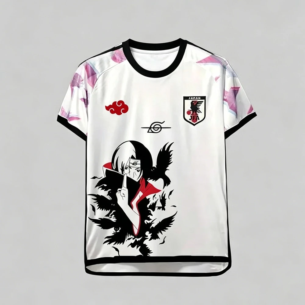2026 Sommer Anime-Stil 3D Stereoskopisch Bedrucktes Naruto Uzumaki, Sasuke, Kinder-T-Shirt mit Comic-Design – Detail 5