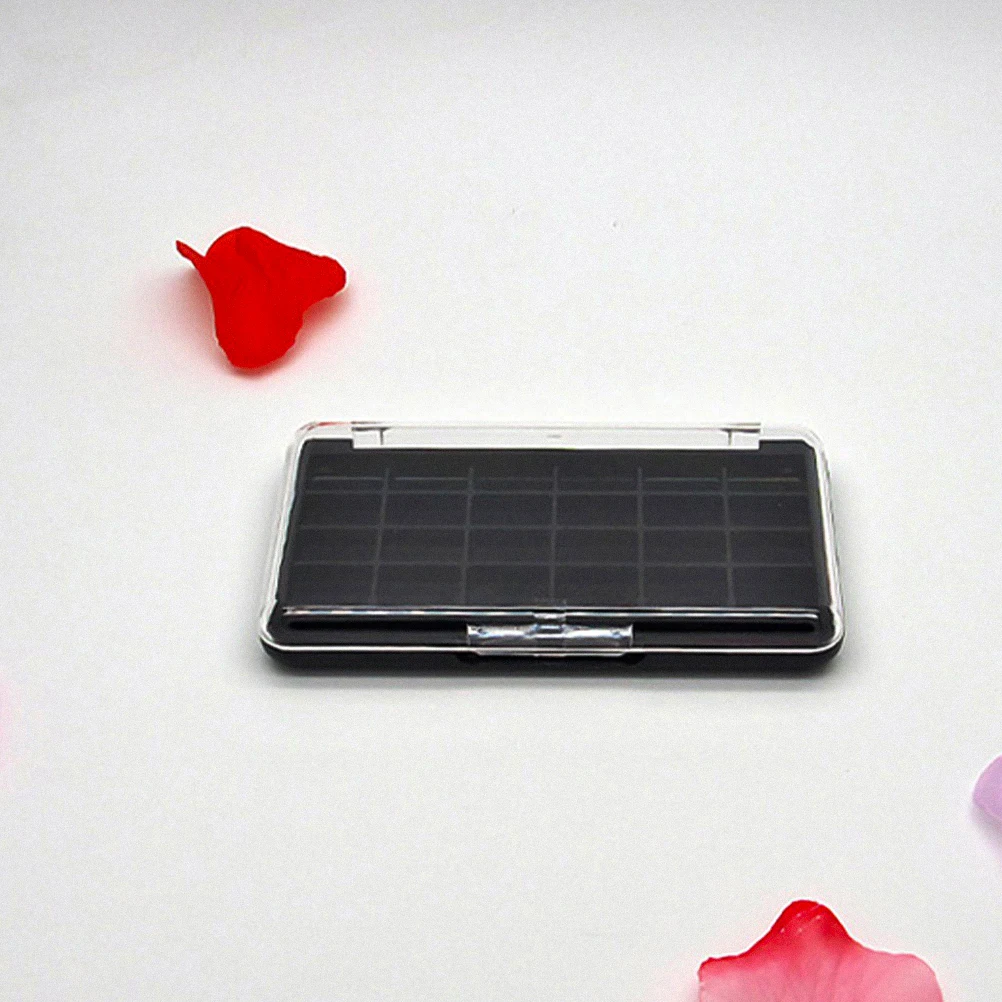 

3pcs DIY Eyeshadow Box Empty Makeup Tray Portable Lipstick Plate Refillable Container Travel Size Storage Case For Daily Use