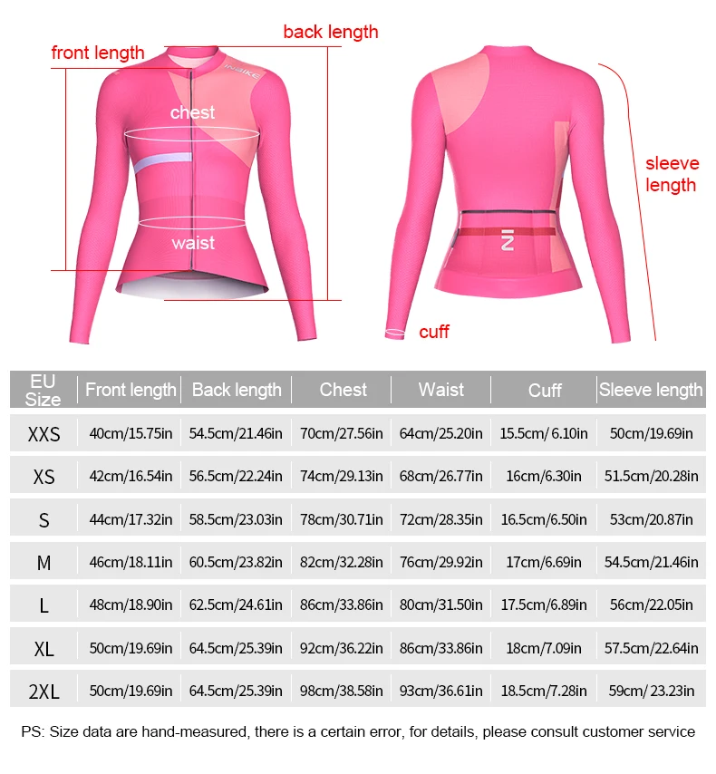 INBIKE Damen-Radtrikot Frühling Herbst Leicht Atmungsaktiv Schnelltrocknend Fahrrad Langarm Rennrad Mountainbike-Bekleidung – Detail 2