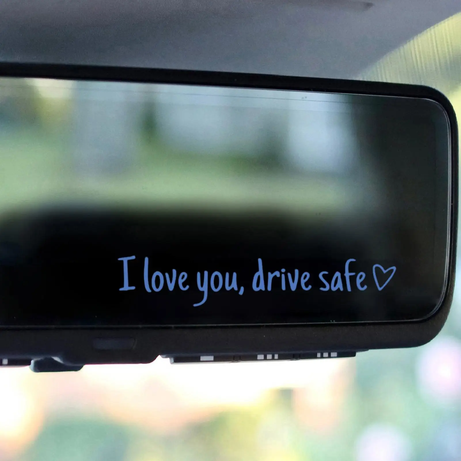 Car Mirror Decal Cute Interior Decor Windshield Car Rear View Window Decals For Truck Auto Motorbike Sedan SUV Pickup Scooter - view 2