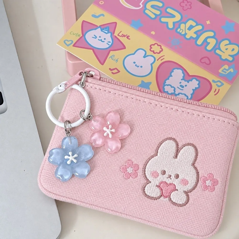 Simulated Sakura Key Chain Cherry Blossom Resin Jelly Sakura Pendant Keyring Kawaii Keyring Translucent Flower Pendant