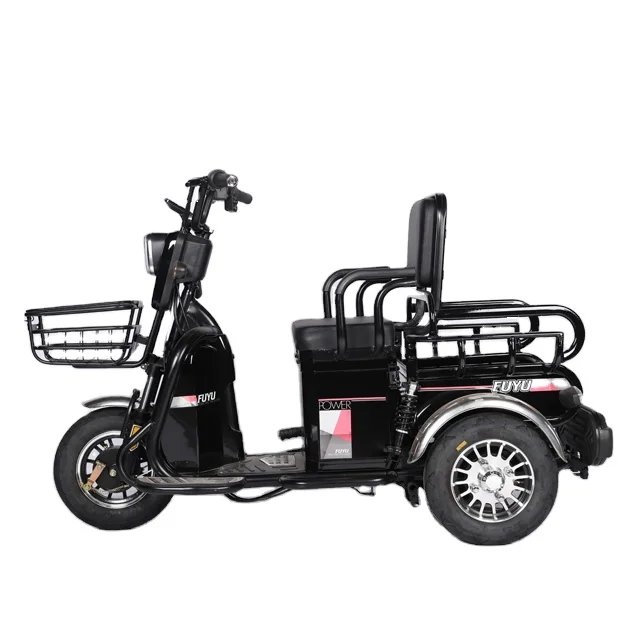 

Заводские цены на трайк 500 Вт с рамой из алюминиевого сплава, электрический трехколесный велосипед 48 В с двумя сиденьями для взрослых, тип открытого тела