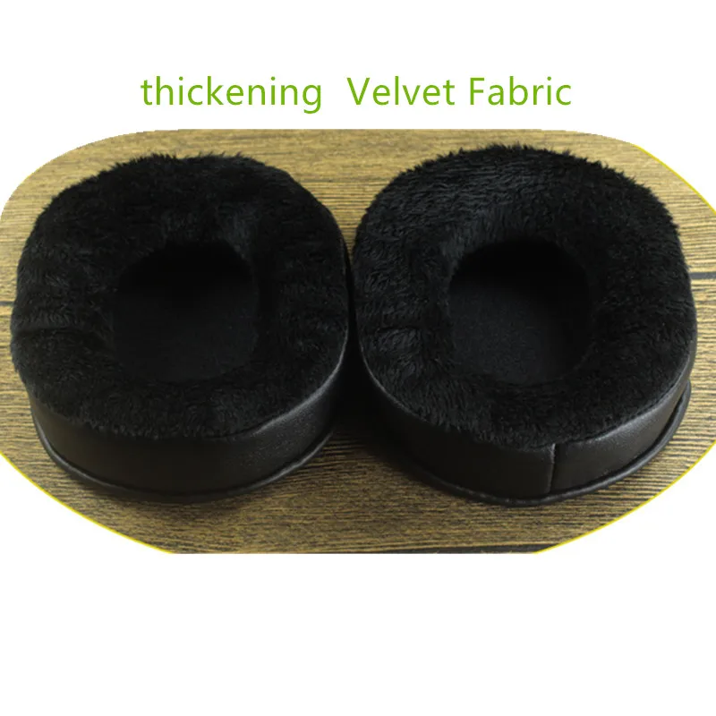 Cuscinetti per le orecchie in Gel di raffreddamento Cover per ATH-M20 M30 M40 M50 M50X M70X sostituzione delle cuffie 1 paio di auricolari in tessuto di velluto in pelle proteica