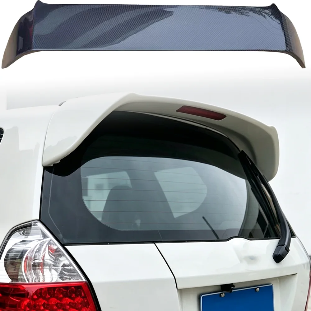 for Honda Fit 2003-2007 high-quality carbon brazing rear spoiler unpainted luggage trunk top wing sedan modification accessories