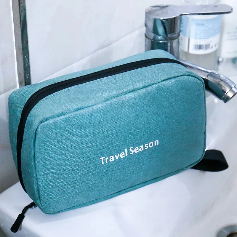 Hängende Reise-Kulturtasche für Damen und Herren, wasserdicht, Make-up, Kosmetik, Kosmetikerin, Falttasche, Badezimmer- und Dusch-Organizer – Detail 9