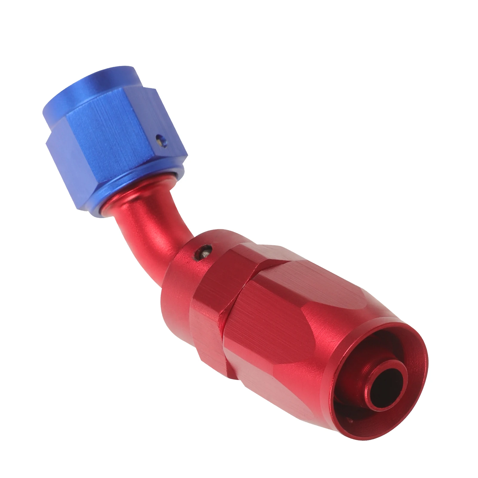 

Hose Connector Line Fitting Vehicle Oil Adapter AN6 45 Degree Red Aluminum Car Engine Parts Swivel Fittings Automotive