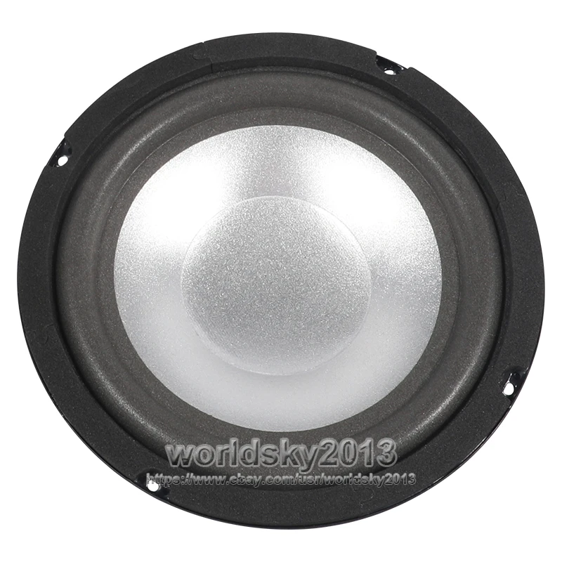 4/5/6.5/8/10 Inch Speaker Passive Radiator Horn Woofer Diaphragm Auxiliary Bass Repair Part Accessories Silver Foam Paper Basin