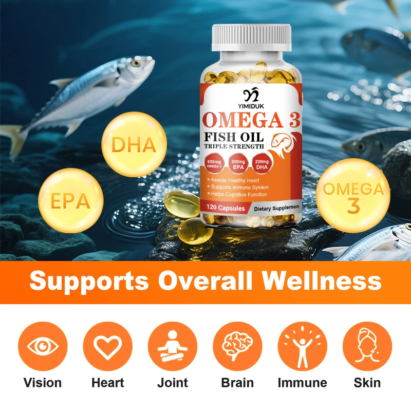 

Omega-3 Рыбий жир Антивозрастная система иммунитета крови Поддержка функции мозга в форме сердца Капсулы с рыбьим жиром DHA и EPA Богатая добавка