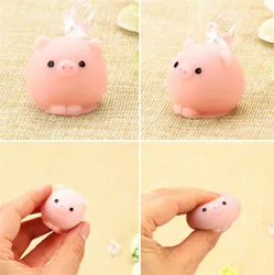 Kawaii Squishy Pig Ball Mochi Squeeze Prayer Cute Toy Collection Fun Joke Gift Anti-stress Toys Novelty Gift Home Decor