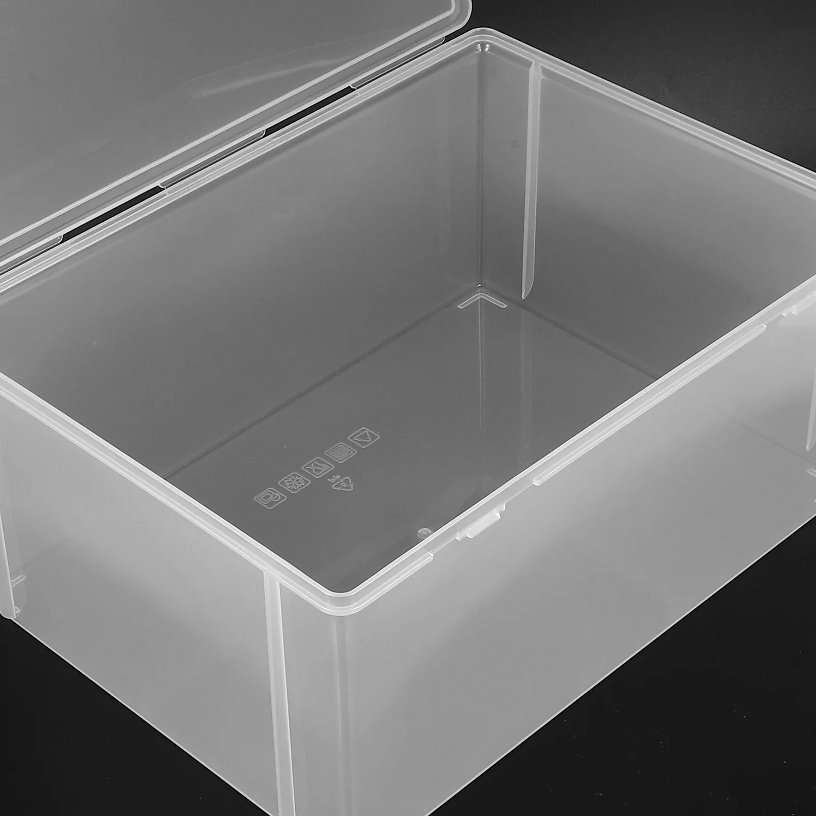 

Transparent Bread Container 30.3X21.6X14cm Large Square Safe PP Reusable Kitchen Fridge Food ganizer Storage Box Fresh Keep Home