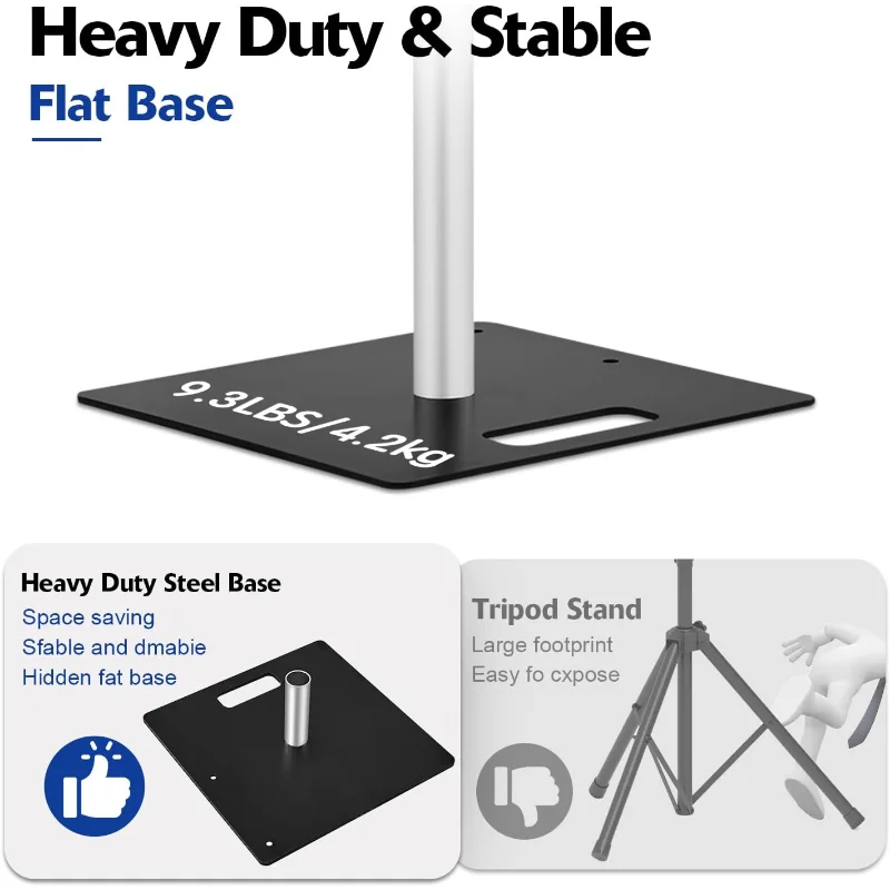 Pipe and Drape Backdrop Stand,8ft x 10ft Backdrop Stand, Adjustable Metal Heavy Duty Wedding Backdrop for Parties Birthday Party