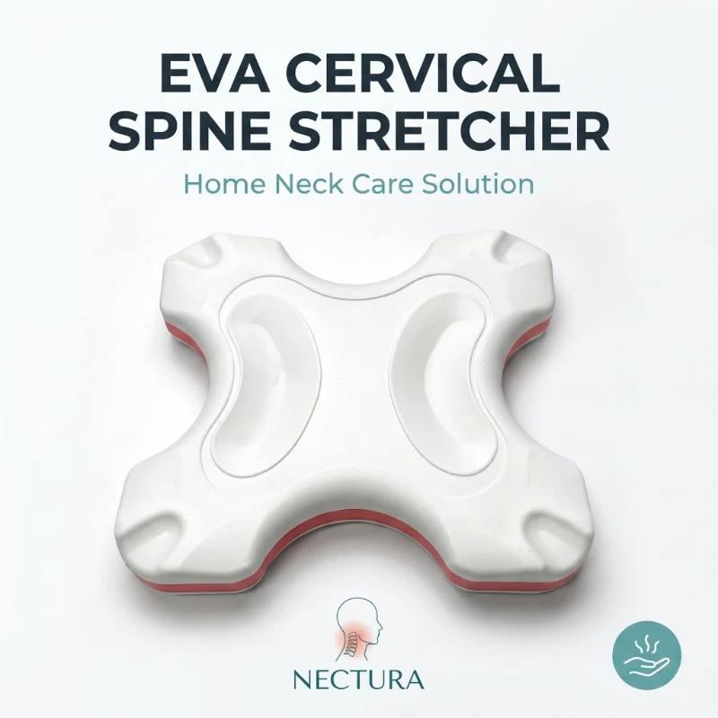 Neck Stretcher Cervical Traction Device Massage Pillow for Neck Shoulder Pain Relief Relaxation Support