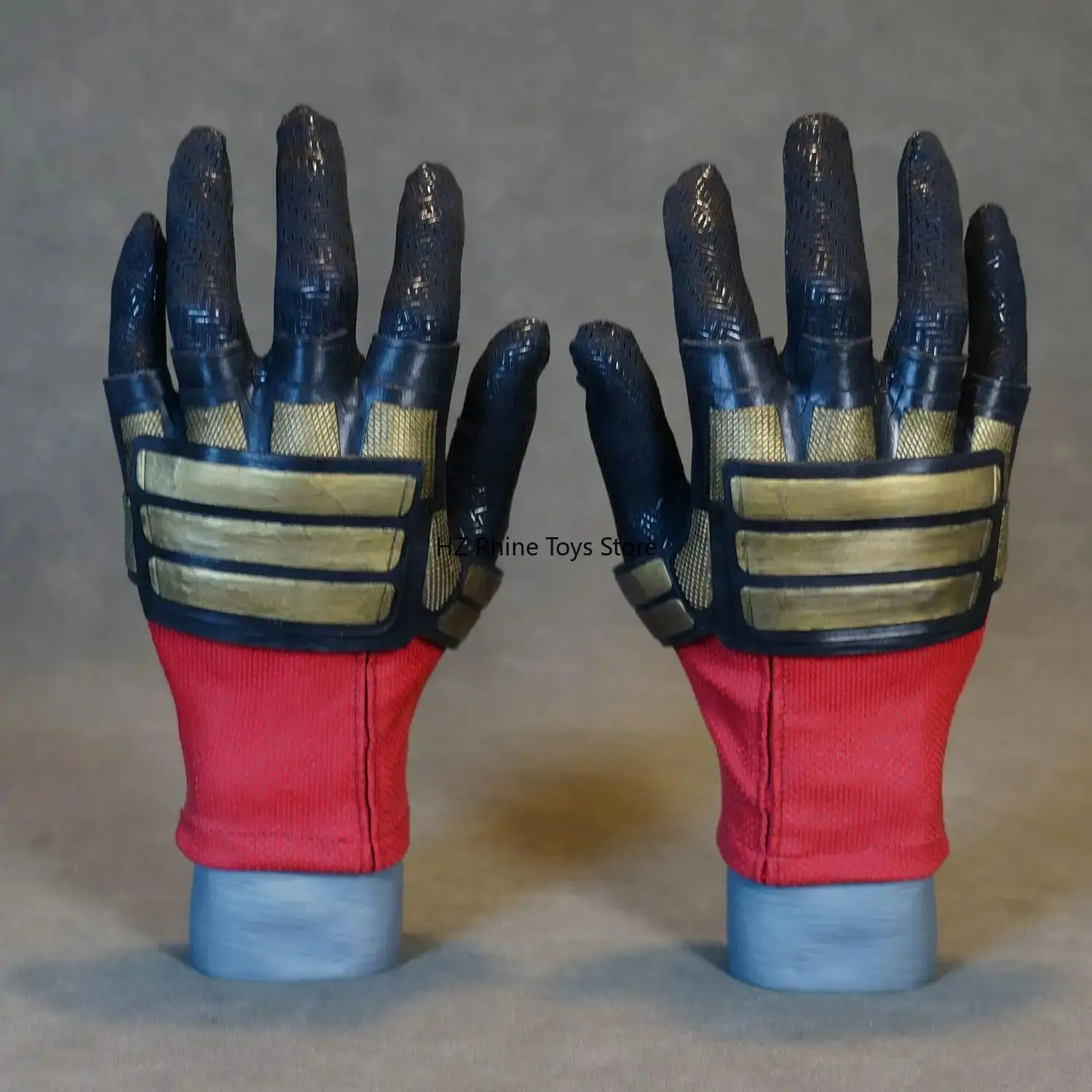 Dead-pool 3 Gloves Movie Restoration Self Built Model Handmade Adult Halloween Cosplay Gloves Accessory Gift (One Size)