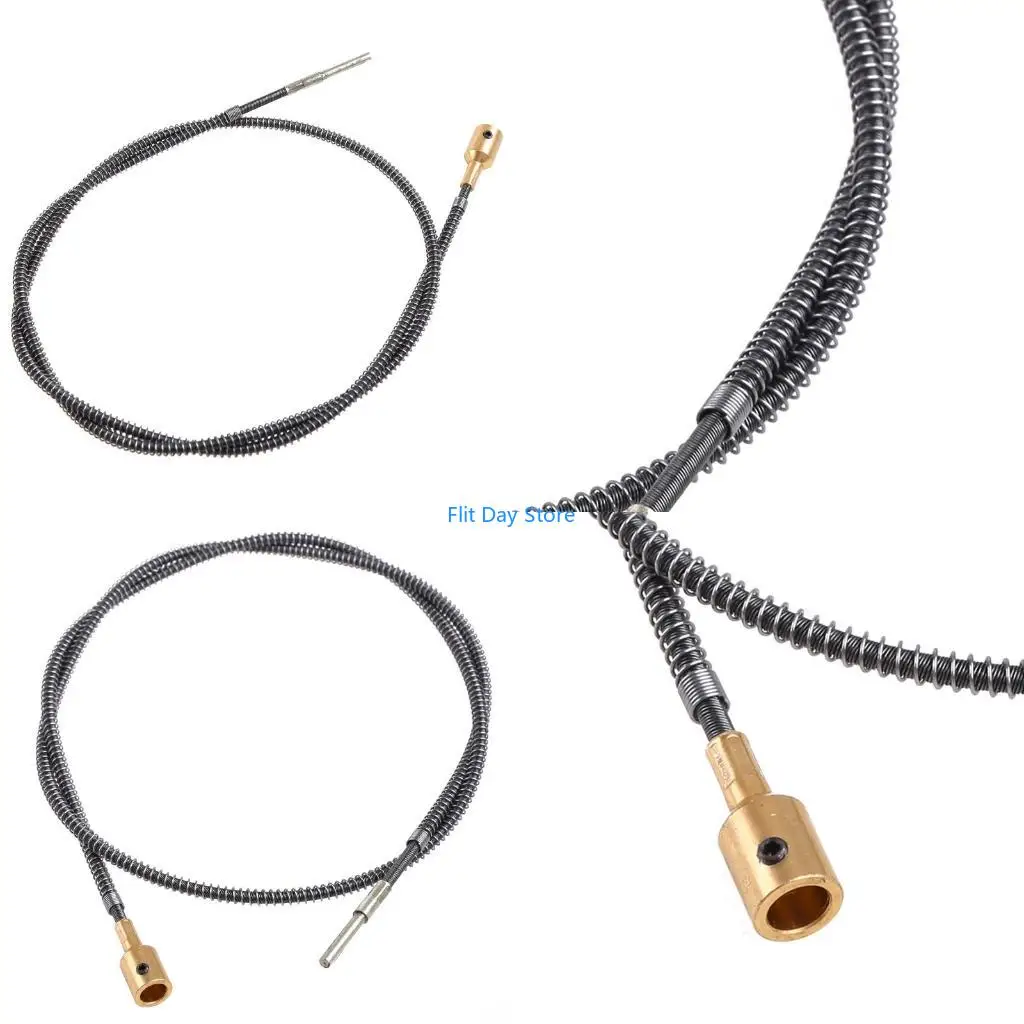 F92C 98cm Spring Coated Pin Type Metal Tube Cable For Rotary Grinder Flexible