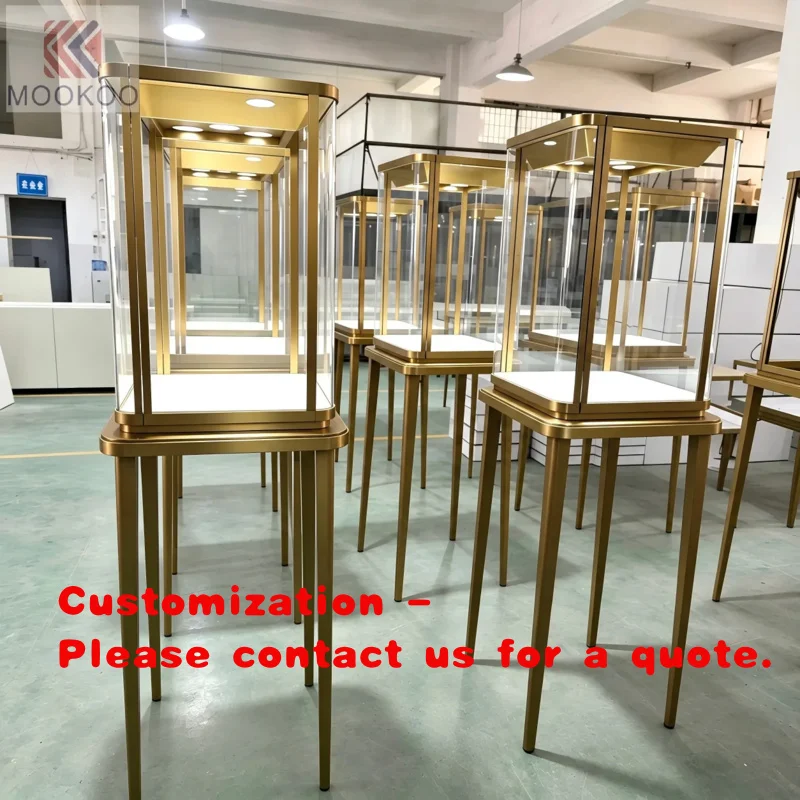 custom.Custom Luxury Jewelry Display Cabinet Watches Showcase Jewelry Interior Furniture