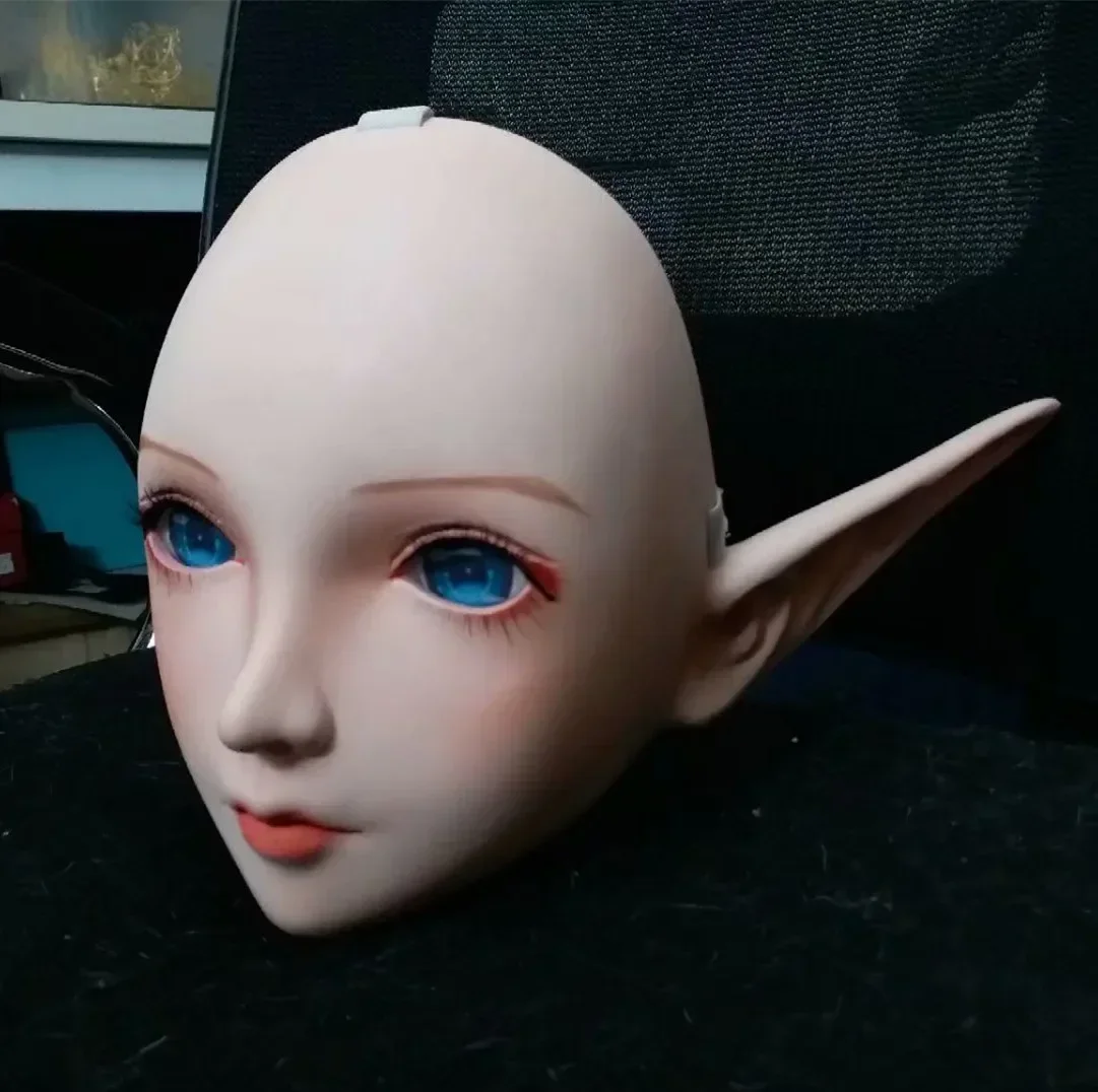 (NUEVO-25) BJD Kigurumi transexuales maquillaje de belleza Cosplay máscara de silicona Anime máscaras de Kigurumi muñeca travesti