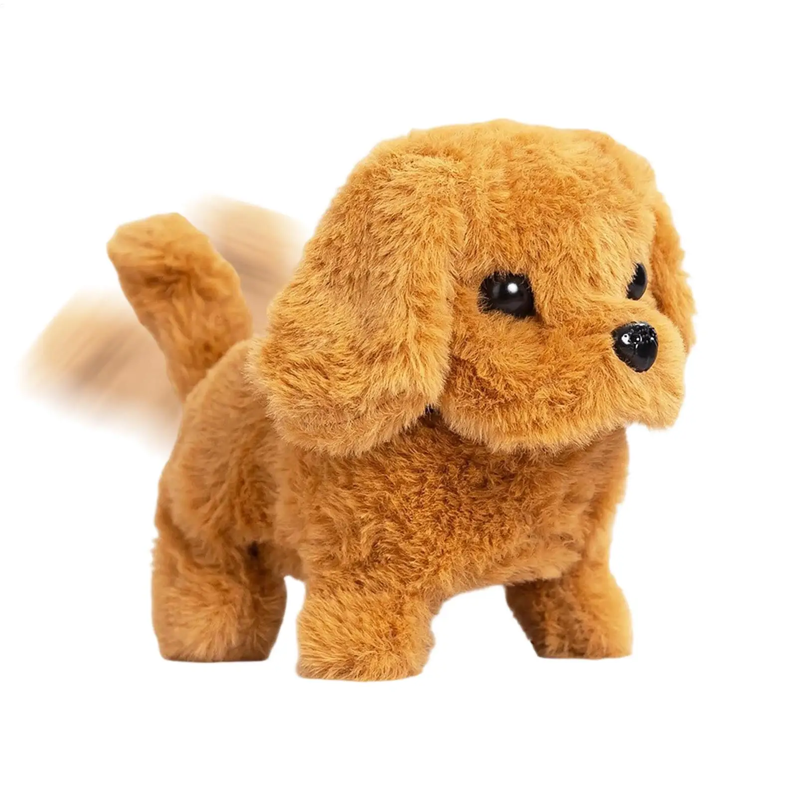 New Electric Realistic Plush Simulation Smart Dog Children Toy Can Walking And Call Electric Plush Robot Pet Dogs For Boys Girls