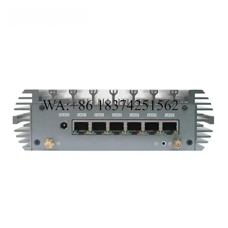 Wmwmnu for 11th Gen Tiger Lake U Core i3 i5 i7 Fanless Industrial Desktop PC 6 LAN Thin Client Firewall Router Pfsense Mini