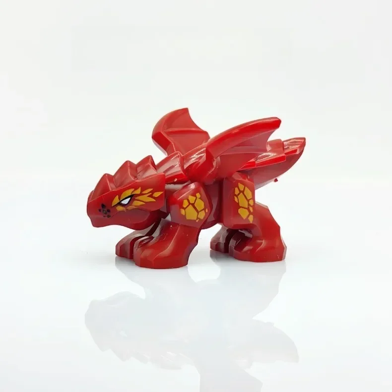 Mini Fliegender Drache Bausteine Figuren DIY Zusammenbaubares Drachenmodell Sammlerstück Konstruktionsspielzeug Geschenk – Detail 8