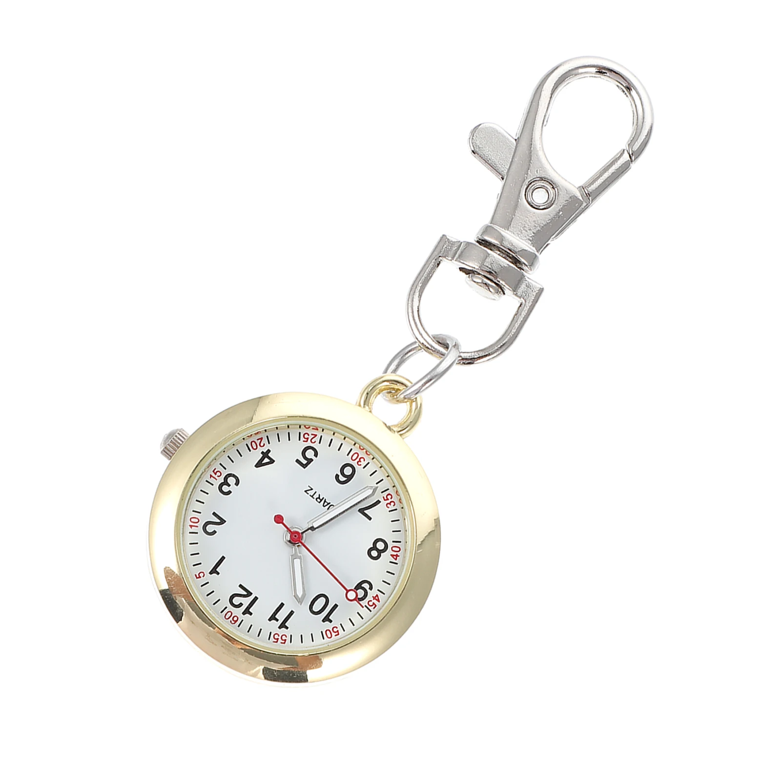 

Nurse Watch Stainless Steel Simple Design Vintage Pocket Watch Pendant Hanging Metal Accessories Practical Gift Easy Time