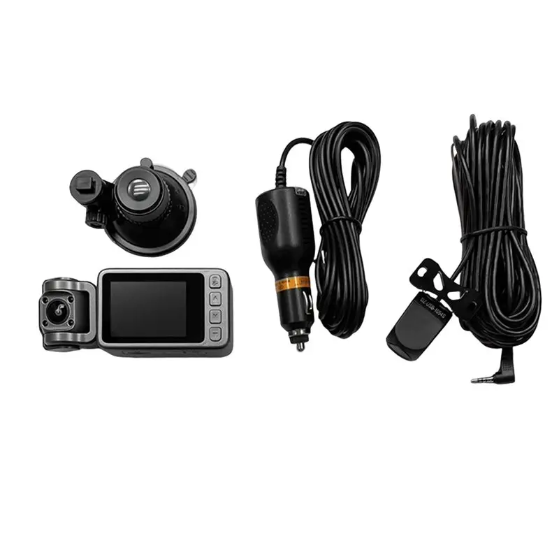 A33K-Front 2160P 4K Triple Lens Car Dashcam Dash Cam Inside/Rear 720P Night Vision Wifi App Control G-Sensor Parking Monitor