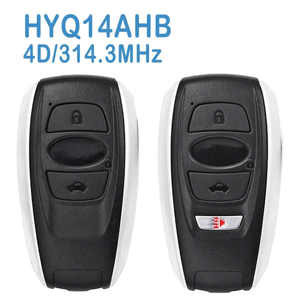 

HYQ14AHC Auto Smart Card Remote FSK 314.3MHz 3/4B 231451-5801 4D Chip Smart Car Key For Subaru Forester XV Crosstrek Outback