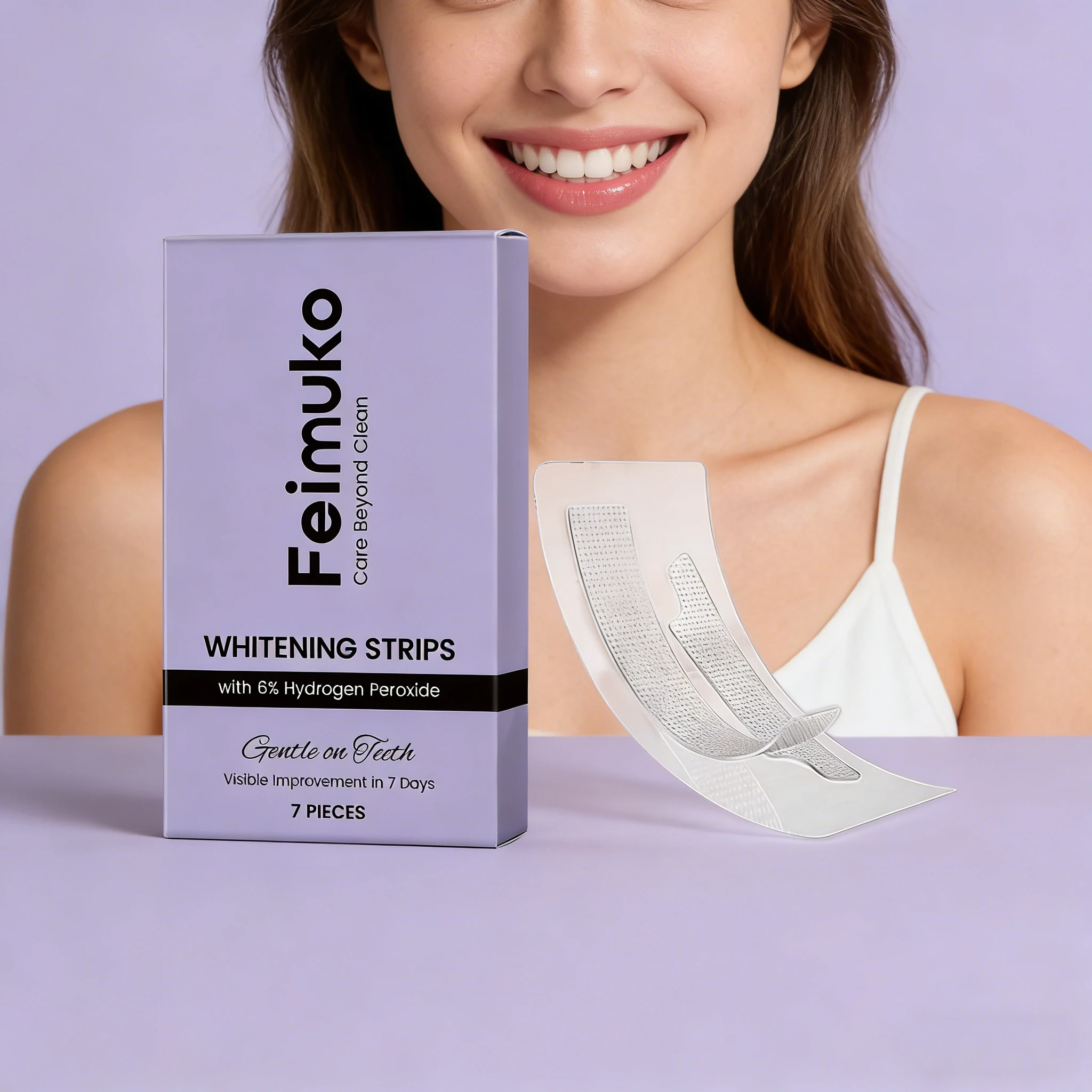 

Feimuko Whitening Strips Brighten Tooth Remove Plaque Stain Cleaning Oral Hygiene Reduce Sensitivity Bleaching Dental Tools