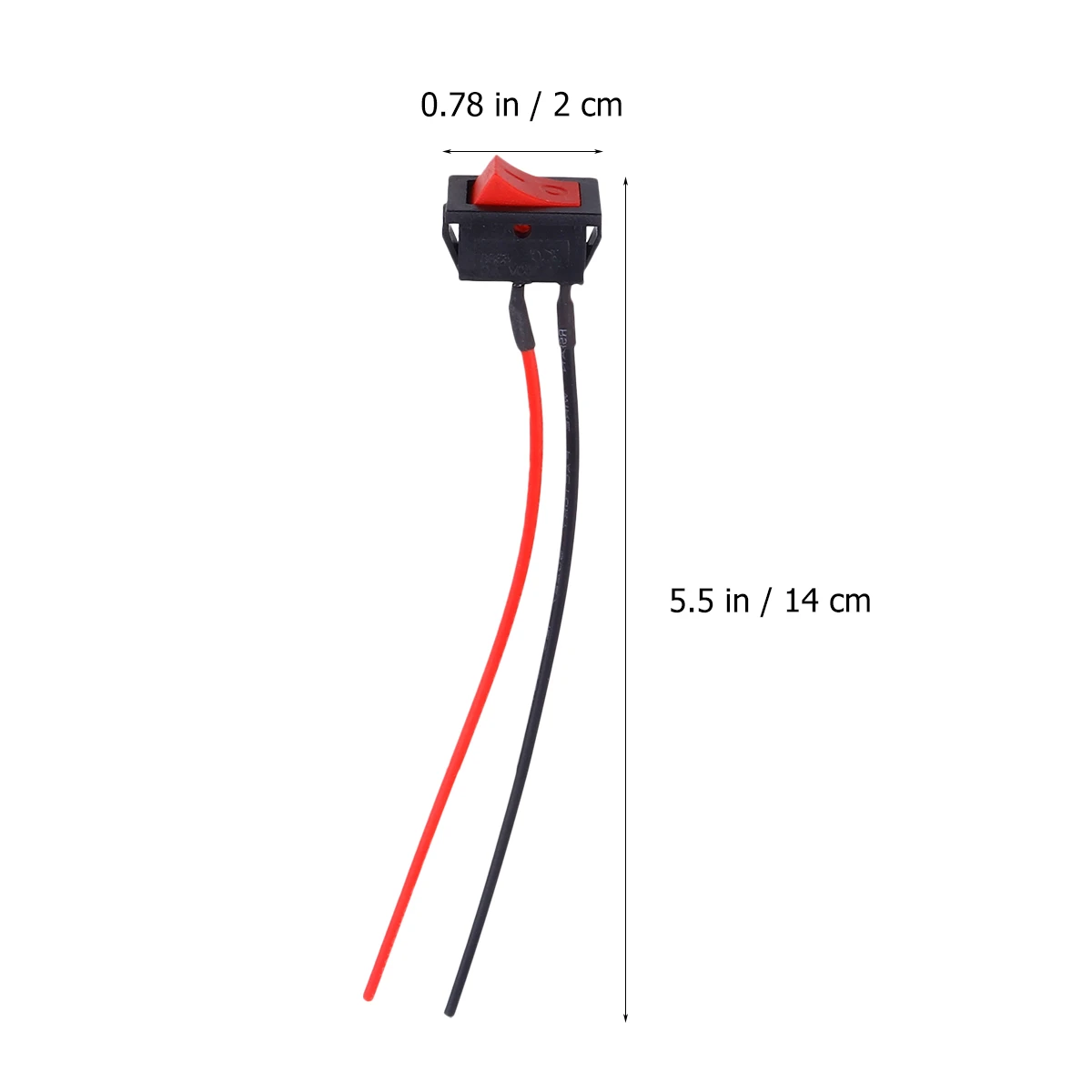 

10pcs Motorbike Refitting Switch High Temperature Resistant Abs Durable Electric Vehicle Rocker Horn Button Double Flash