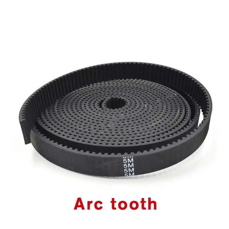 HTD 5M Open Synchronous Belt Arc Tooth Belt Width 10/12/15/20/25/30mm Rubber Fiberglass Neoprene HTD5M Open Belt Pulley CNC