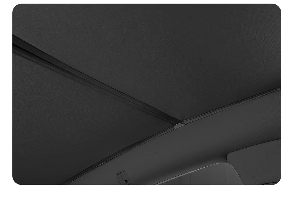 YZ Für Tesla Model 3/Y/YL Highland Juniper 2026 Schwarze Dach Graphen-Waben-Sonnenschutzblenden für Auto-Schiebedach vorne und hinten – Detail 27