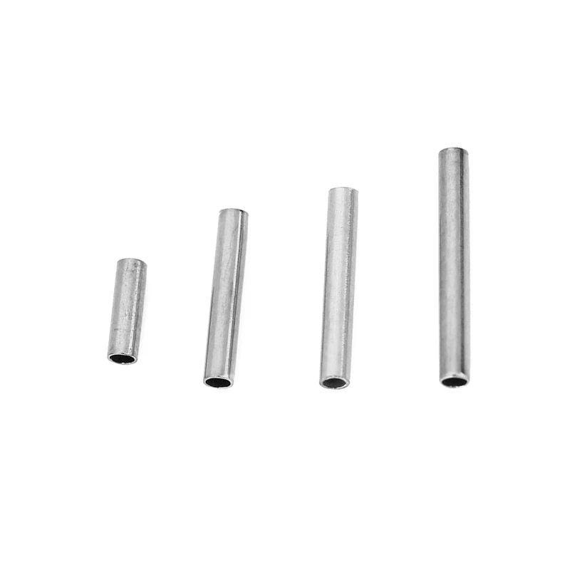 50pcs Stainless Steel Tube Spacer Beads 5mm 9mm 10mm 12mm PVD Never Fade Necklace Beads For Diy Bracelet Findings Jewelry Making image 4