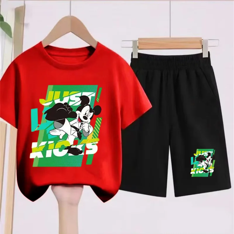 

Factory price 2D KidsT T-Shirt Set for Boys and Girls aged 2-12 Two-Piece Casual Sports T-Shirt With Short Sleeves and Shorts
