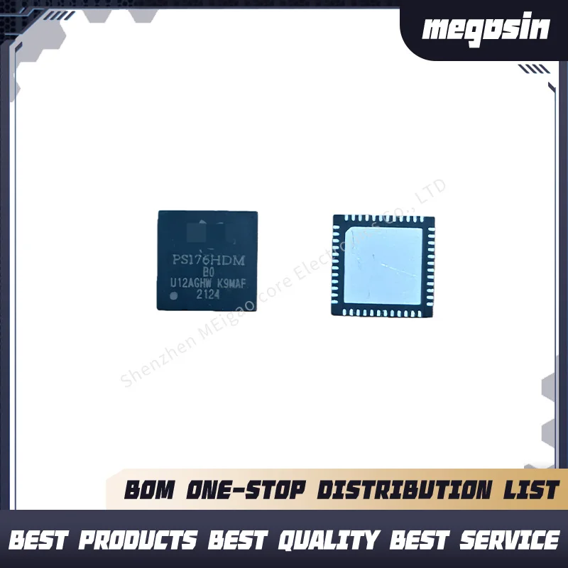1PCS/LOT  PS176HDMQFN48GTR2-B0 PS176HDMQFN48GTR2 PS176HDM QFN48 Touch chip in stock